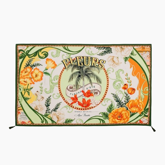 Agua Bendita Multicolor Scarf-Print Pareo - Picture 4 of 4